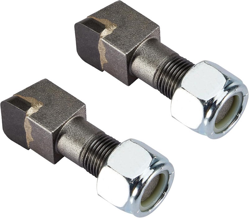 CarBole 2 Pack Stump Grinder Teeth Fit Woodland Mills SG100 Stump Grinder Tooth Parts for Cutting Tree Stub, Carbide Tips with 5/8" Nuts, 2-1/2"L x 3/4"W - Image 1